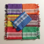 cotton mix gamcha colored pieces 1