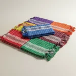 cotton mix gamcha colored pieces 3